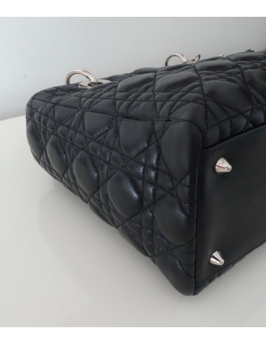 SAC LADY DIOR CUIR NOIR SAC LADY DIOR CUIR NOIR