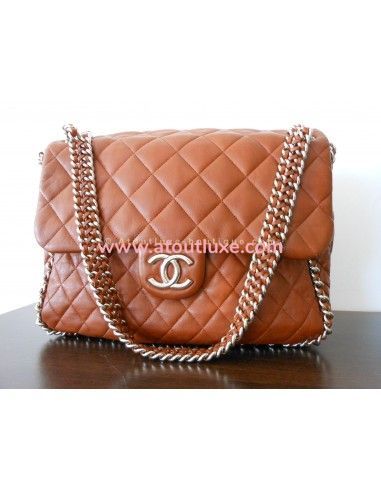 SAC CHANEL MADEMOISELLE JUMBO CAMEL