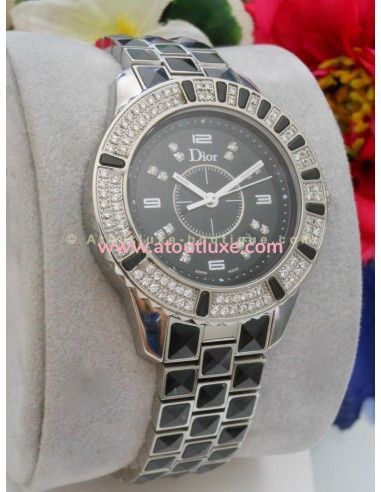 MONTRE DIOR CHRISTAL 33MM DIAMANTS