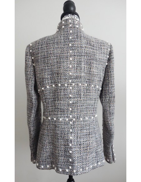 VESTE CHANEL TWEED MULTICOLORE