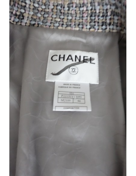 VESTE CHANEL TWEED MULTICOLORE