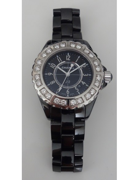 MONTRE CHANEL J12 33MM FULL DIAMANTS