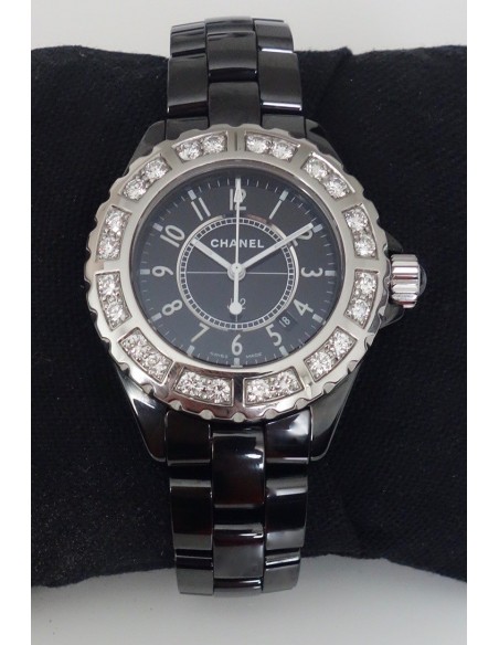 MONTRE CHANEL J12 33MM FULL DIAMANTS