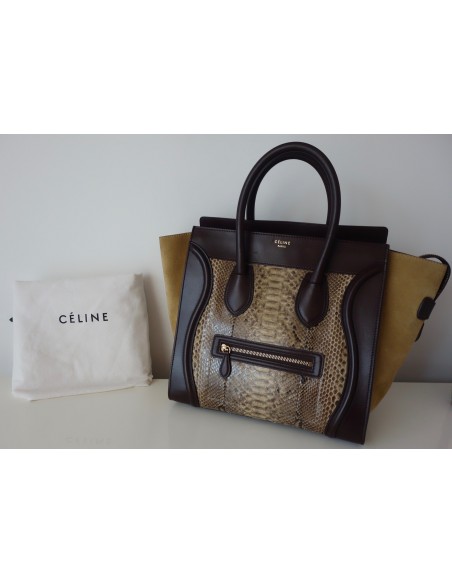 SAC CELINE LUGGAGE PYTHON