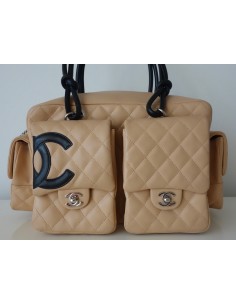 SAC CHANEL CAMBON REPORTER BEIGE 2
