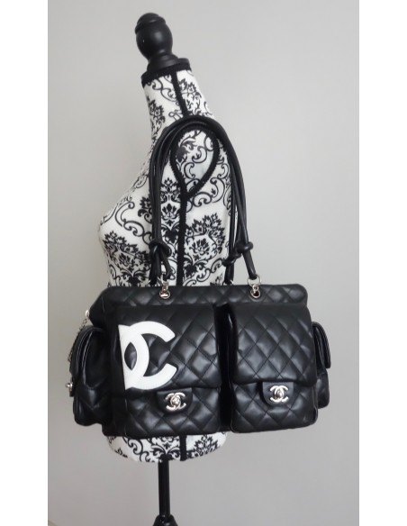 SAC CHANEL CAMBON REPORTER NOIR