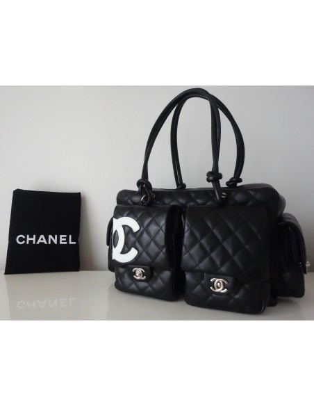 SAC CHANEL CAMBON REPORTER NOIR