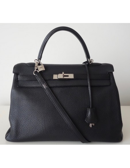 SAC HERMES KELLY NOIR