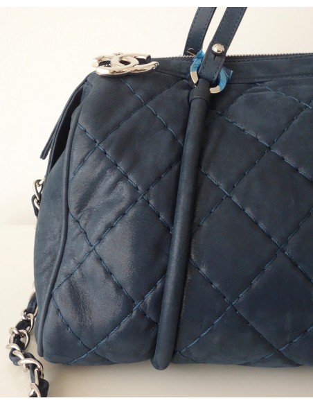 SAC CHANEL SHOPPING BLEU