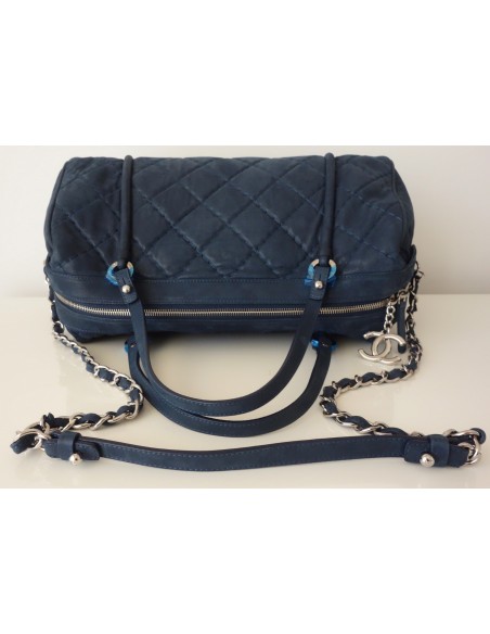 SAC CHANEL SHOPPING BLEU