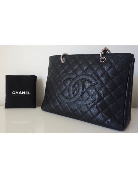 SAC CHANEL GRAND SHOPPING TOTE NOIR