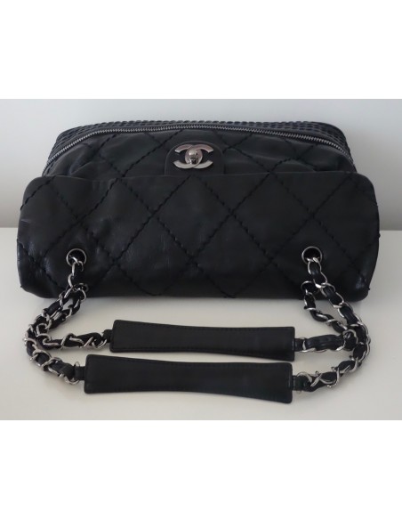 SAC CHANEL CUIR NOIR TGM