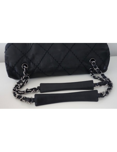 SAC CHANEL CUIR NOIR TGM