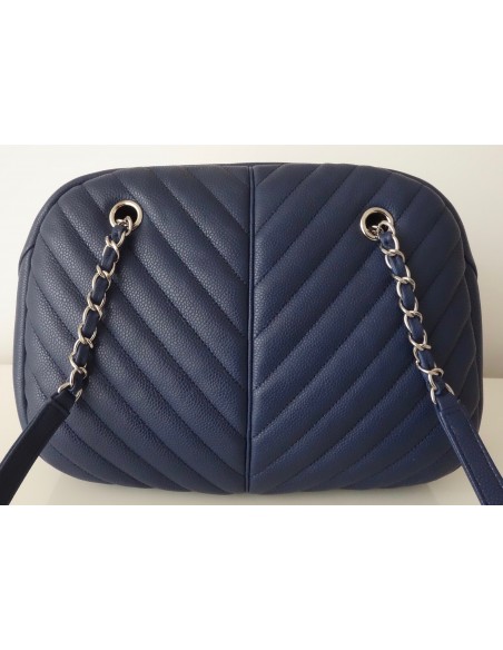 SAC CHANEL BOWLING CHEVRON