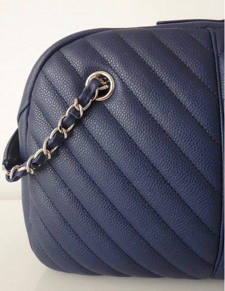 SAC CHANEL BOWLING CHEVRON