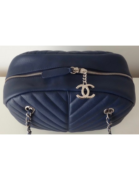 SAC CHANEL BOWLING CHEVRON