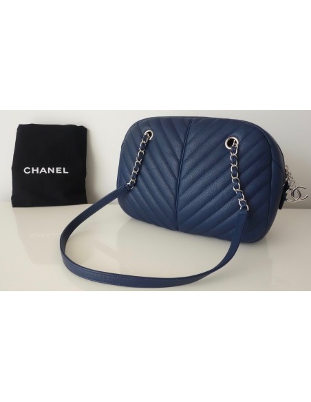 SAC CHANEL BOWLING CHEVRON