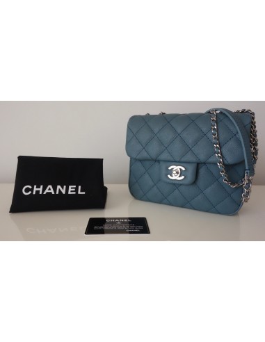 SAC CHANEL CLASSIQUE PM BLEU JEAN SAC CHANEL CLASSIQUE PM BLEU JEAN