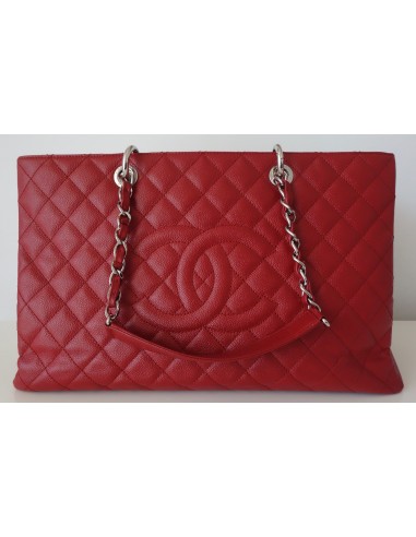 SAC CHANEL SHOPPING GST ROUGE