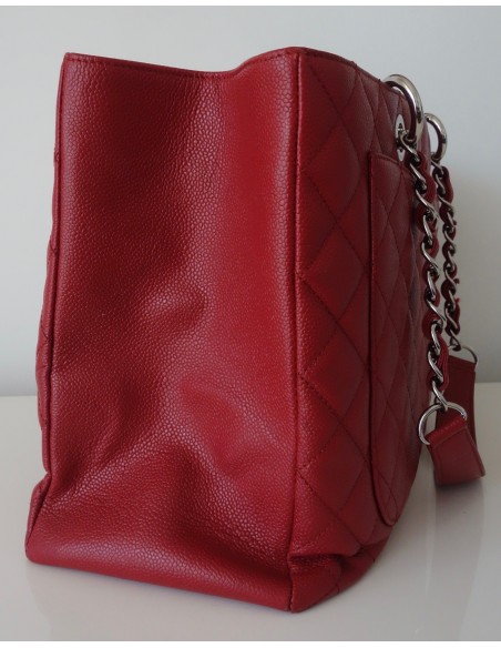 SAC CHANEL SHOPPING GST ROUGE