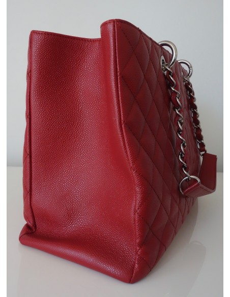 SAC CHANEL SHOPPING GST ROUGE