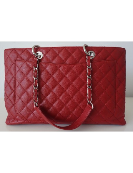 SAC CHANEL SHOPPING GST ROUGE