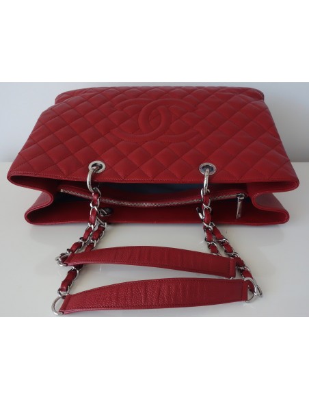 SAC CHANEL SHOPPING GST ROUGE