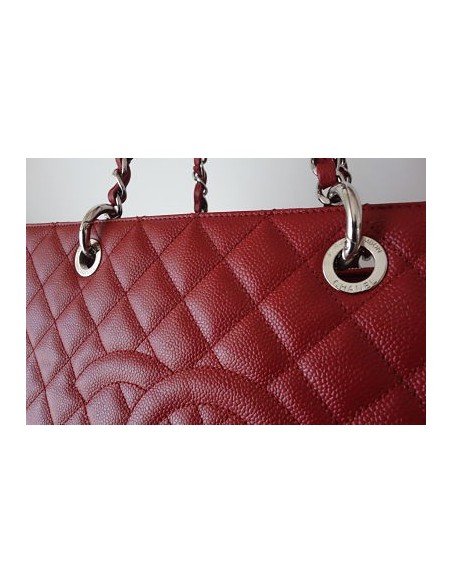 SAC CHANEL SHOPPING GST ROUGE