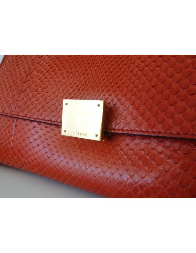 SAC CELINE TRAPEZE PYTHON ORANGE SAC CELINE TRAPEZE PYTHON ORANGE