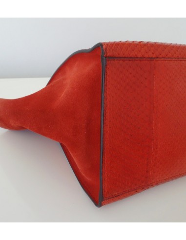 SAC CELINE TRAPEZE PYTHON ORANGE SAC CELINE TRAPEZE PYTHON ORANGE