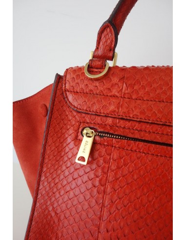 SAC CELINE TRAPEZE PYTHON ORANGE SAC CELINE TRAPEZE PYTHON ORANGE
