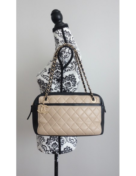 SAC CHANEL CAMERA BICOLORE