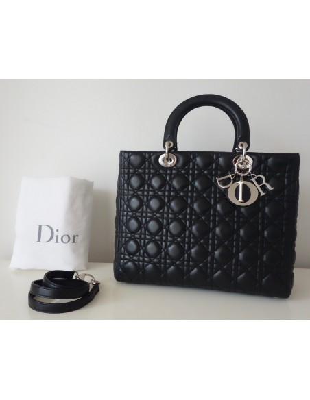 Sac Lady DIor Gm noir