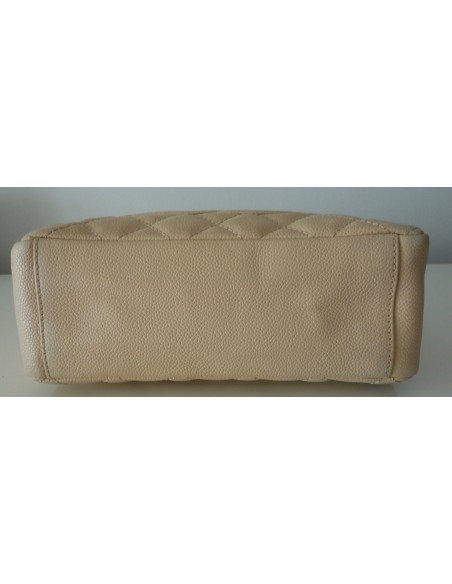 SAC CHANEL PETIT SHOPPING CUIR CAVIAR BEIGE