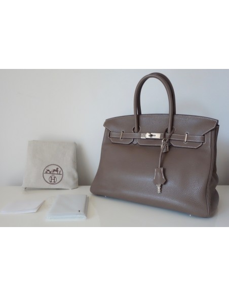 SAC HERMES BIRKIN 35 ETOUPE