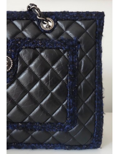 SAC CHANEL SHOPPING BLEU MARINE SAC CHANEL SHOPPING BLEU MARINE
