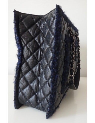 SAC CHANEL SHOPPING BLEU MARINE SAC CHANEL SHOPPING BLEU MARINE