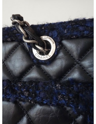 SAC CHANEL SHOPPING BLEU MARINE SAC CHANEL SHOPPING BLEU MARINE