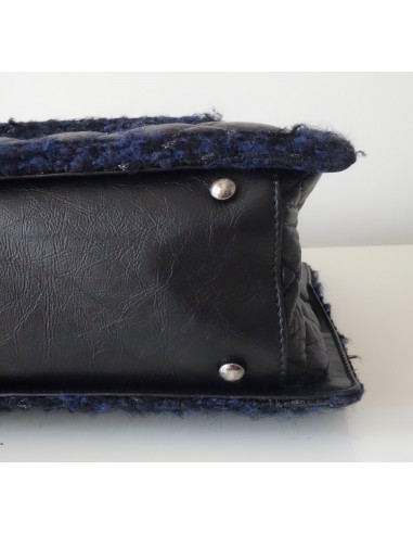 SAC CHANEL SHOPPING BLEU MARINE SAC CHANEL SHOPPING BLEU MARINE