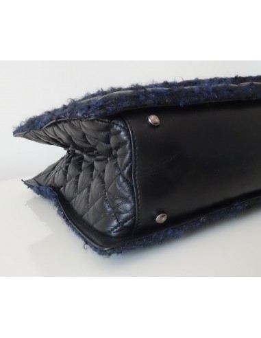 SAC CHANEL SHOPPING BLEU MARINE SAC CHANEL SHOPPING BLEU MARINE