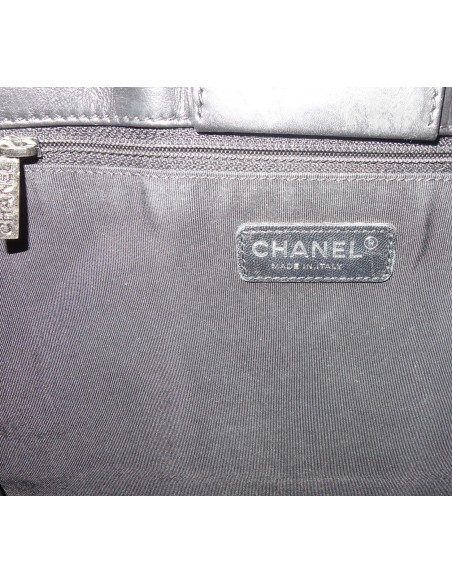 SAC CHANEL SHOPPING BLEU MARINE