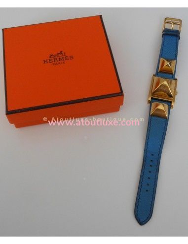 MONTRE HERMES MEDOR BLEU