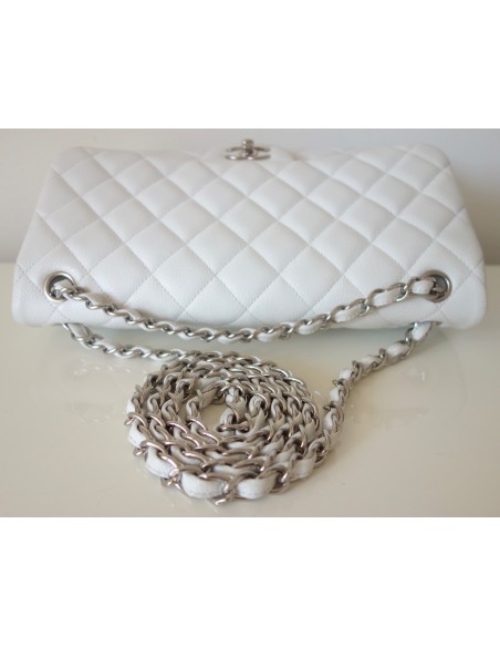 SAC CHANEL CLASSIQUE BLANC