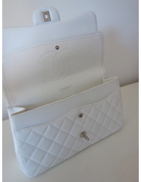 SAC CHANEL CLASSIQUE BLANC