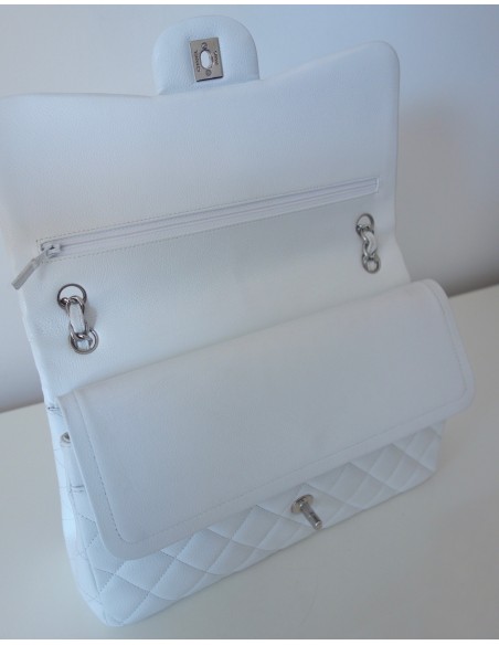 SAC CHANEL CLASSIQUE BLANC