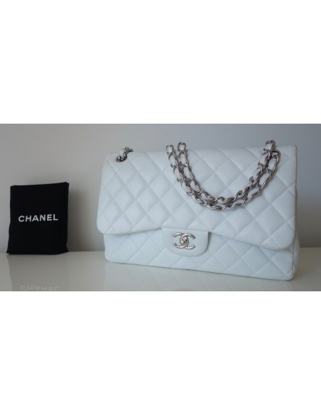 SAC CHANEL CLASSIQUE BLANC