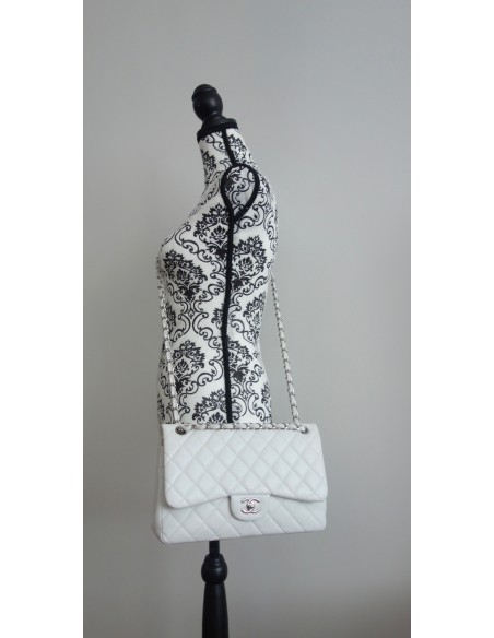 SAC CHANEL CLASSIQUE BLANC