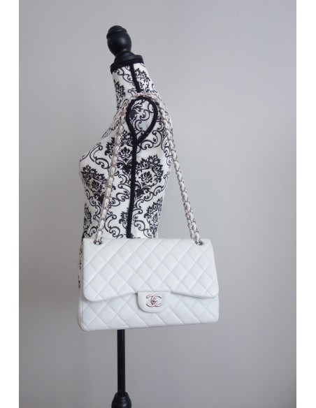 SAC CHANEL CLASSIQUE BLANC