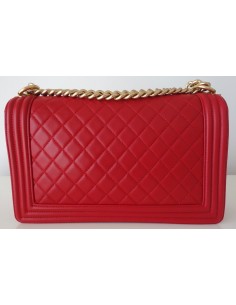 SAC CHANEL BOY ROUGE 2