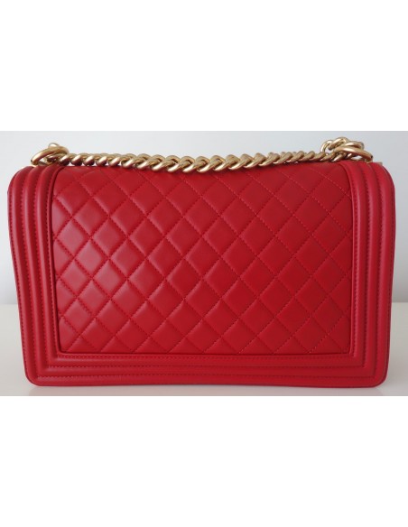 SAC CHANEL BOY ROUGE